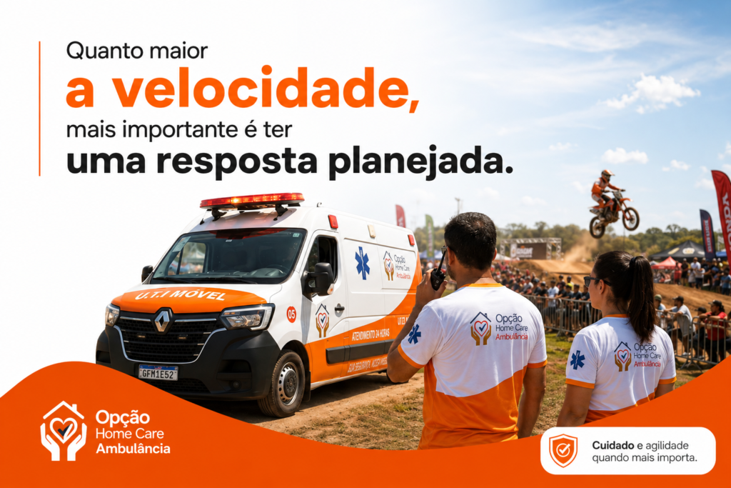 Ambulância para Motocross e Automobilismo | Opção